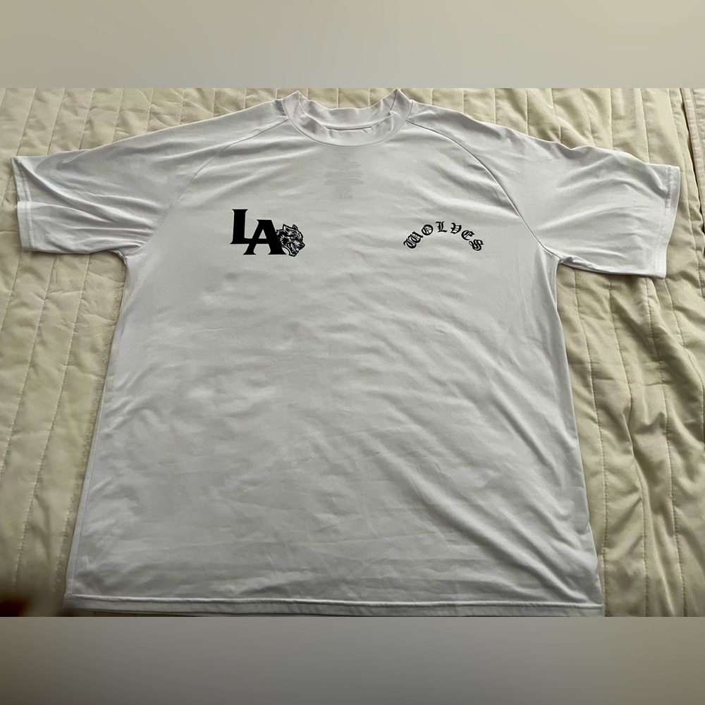 XXL Darc Sport LA Wolves White Men's Dry Wolf Shirt